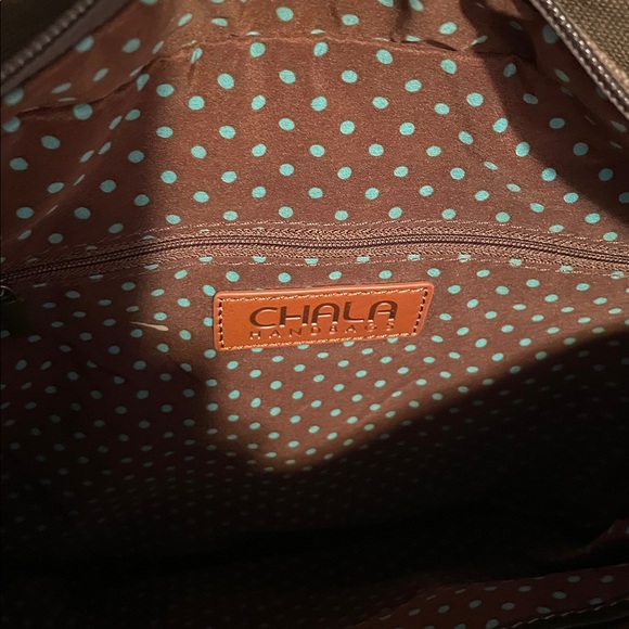 Chala Brown and Black Canvas Tote - Picture 6 of 6